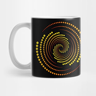 Abstract dot art Mug